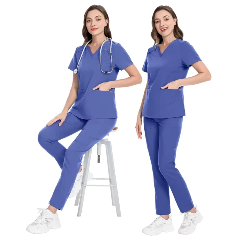 In-stock-Womens-Scrub-Uniforms-Short-sleeved-Dentist-Uniforms-Mens-Scrub-Suits-Dental-ICU-and-Beauty-Salon-Nurse-Uniforms