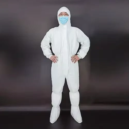 Individually-Wrapped-With-Printable-Logo-Standard-Elastic-Cuffs-Thickened-PP-Disposable-Coverall-for-Extra-Durability-and-Safety
