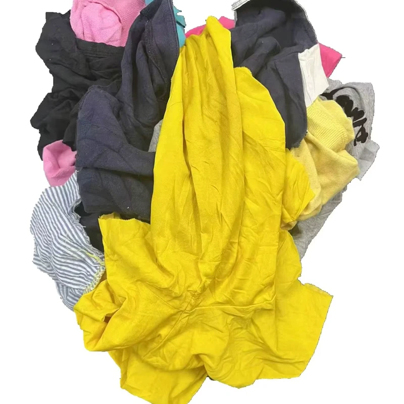 Industrial Cleaning Solution Rags 100% Reused 0.5 400kg 25lb Pack Colour Fleece Cotton Sweatshirt Rag