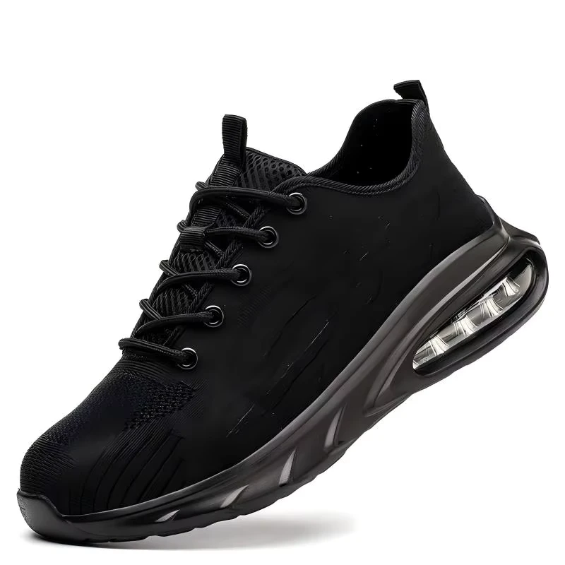 Industrial Footwear Protective Shoes Work Safety Shoes Breathable Woven Low Cut Shoes Lightweight Unisex Use