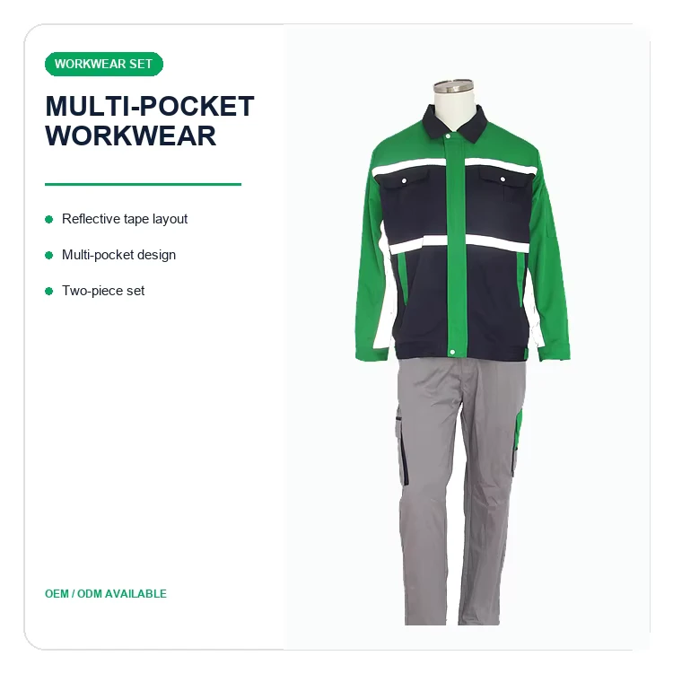 Industrial-Mechanic-FR-Workwear-Set-NFPA-2112-ANSI-ISEA-107-High-Visibility-Flame-Resistant-Jacket-and-Pants-OEM