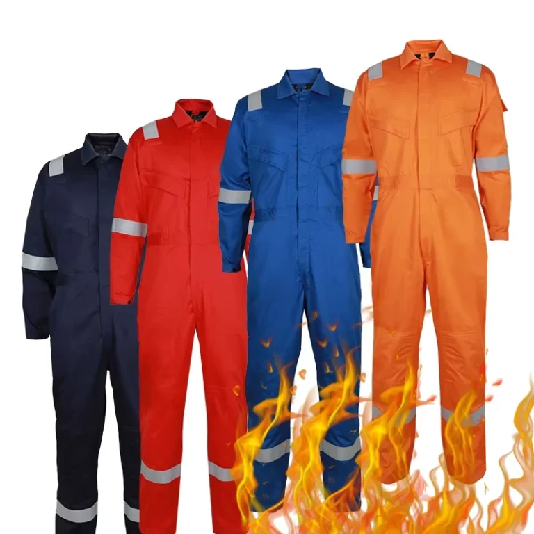 Industrial-Safety-Flame-Reflective-Fire-Resistant-Workwear-Construction-Working-Coverall