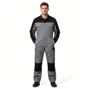 Industrial Safety Work Coverall Breathable Polyester Cotton Construction Repair Durable Protective EN 11611 Certified Oeko Tex