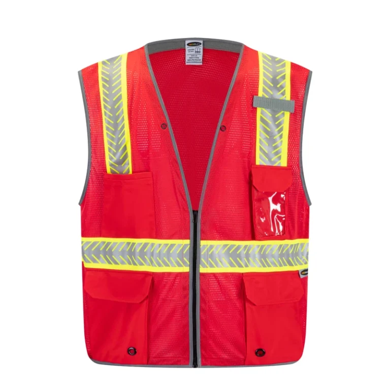 Industrial-Security-Construction-Workwear-Reflective-Hi-Vis-ANSI-Safety-Vest-with-Pockets
