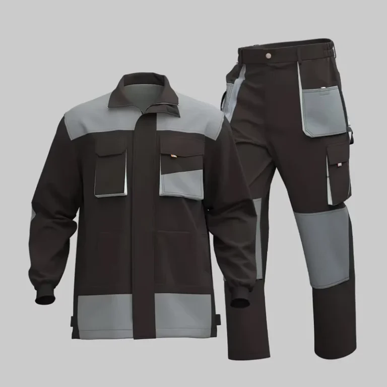 Industrial-Working-Clothes-Heavy-Duty-Mechanic-Overall-Coveralls-Multi-pocket-Workwear