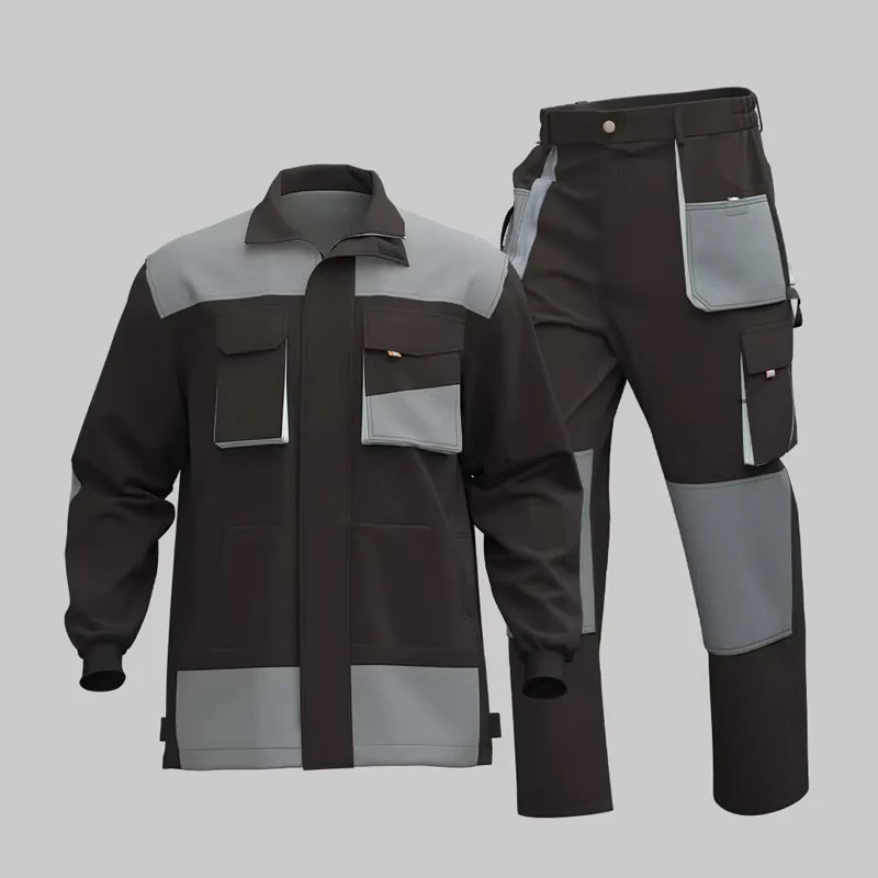Industrial Working Clothes Heavy Duty Mechanic Overall Coveralls Multi-pocket Workwear