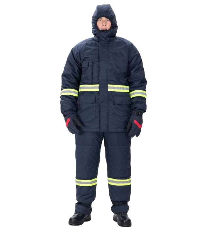 Insulated-Breathable-Nylon-High-Visibility-Unisex-Work-Suit-Windproof-Waterproof-Cold-Storage-Protective-Clothing-Reflective