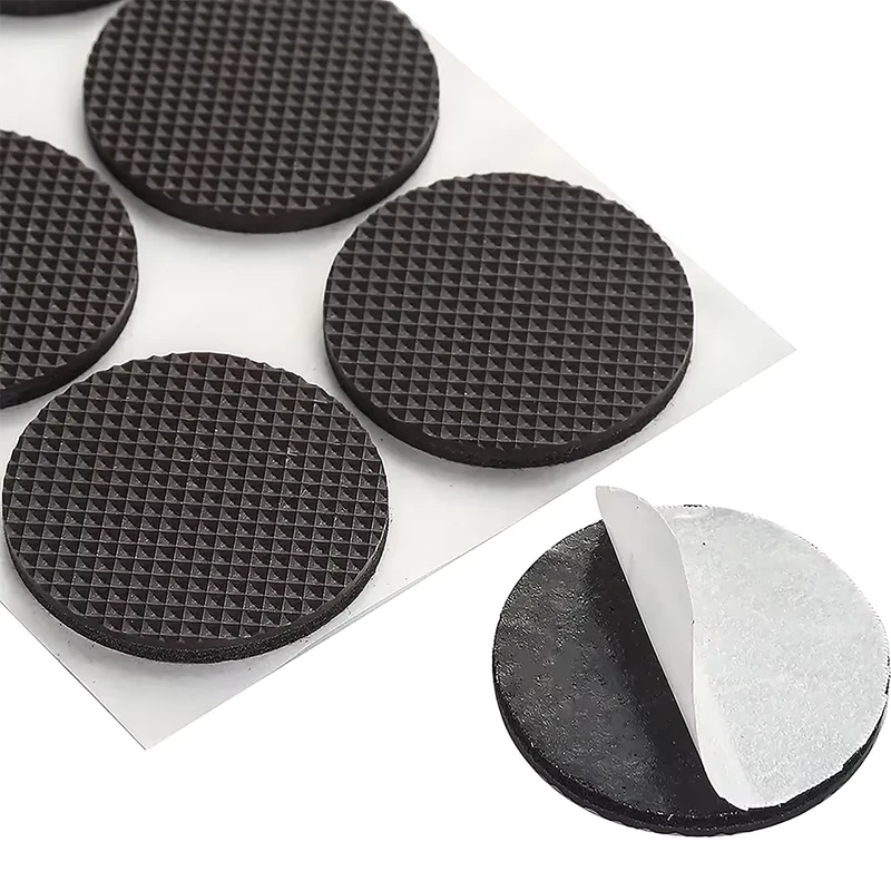 Irregular Shape Square Shock Absorber Single Double Sided Adhesive Texture Surface EVA Foam Cushion Foot Pad Cutting