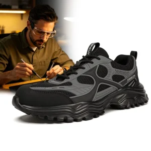 JIANKUN New Design Anti-impact Puncture Proof Breathable Lightweight Safety Shoes for Men