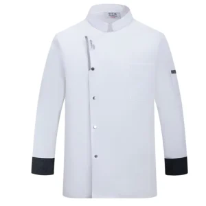 Japanese Chaquetas Restaurant Chef Uniform Des Chef Coat Cuisinier Kitchen Uniform Jacket Men’S Chef Jacket Men Hotel Uniform