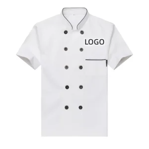 Japanese Kimono Sushi Chef Jacket Short Sleeve