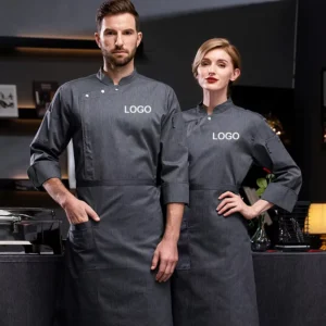 Japanese Restaurant Uniform Waitress Kitchen Chef Jacket Custom Chef Coat