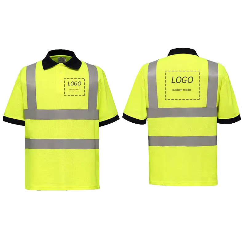 Jinteng Safety Jacket Strip Personal Security Construction High Visibility Hi Vis Work Safety Reflective Clothing T Shirt