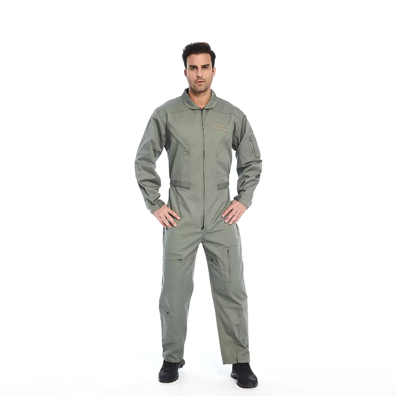 Jumpsuit Pilot Wear Training Clothing Fire Proof Coverall Uniforms Tactical Flight Suit