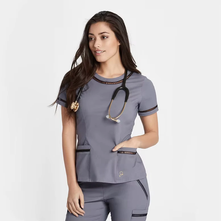 Ketai Workwear Short Sleeve Professional Nurse Scrubs Doctor Hospital Uniforms Medical Scrubs Uniforms Sets for Women