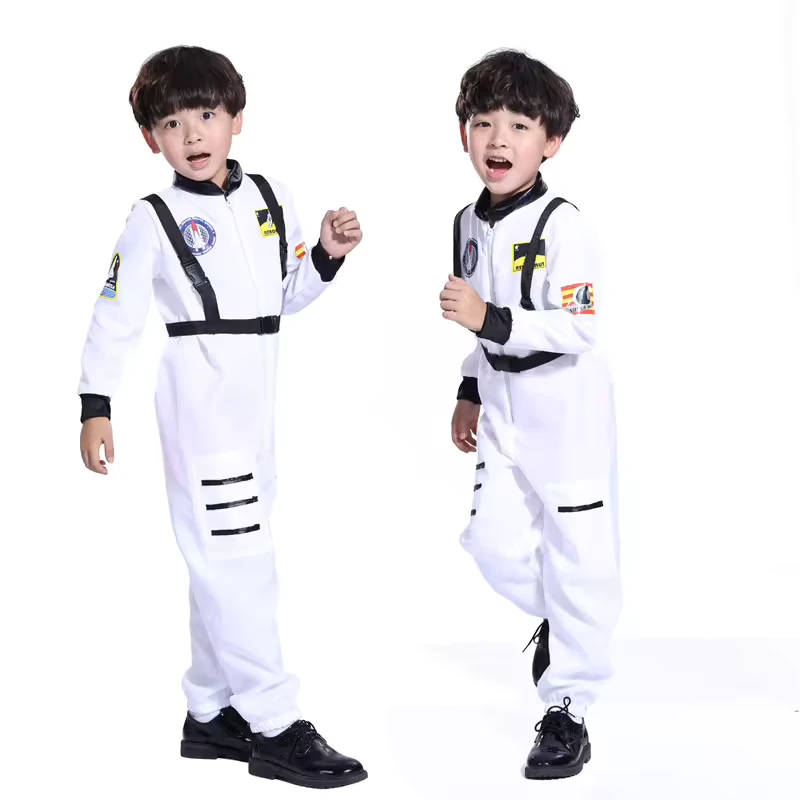 Kids Halloween Carnival Career Cosplay Costume Boots Astronaut Costume pilot Costume for Kids