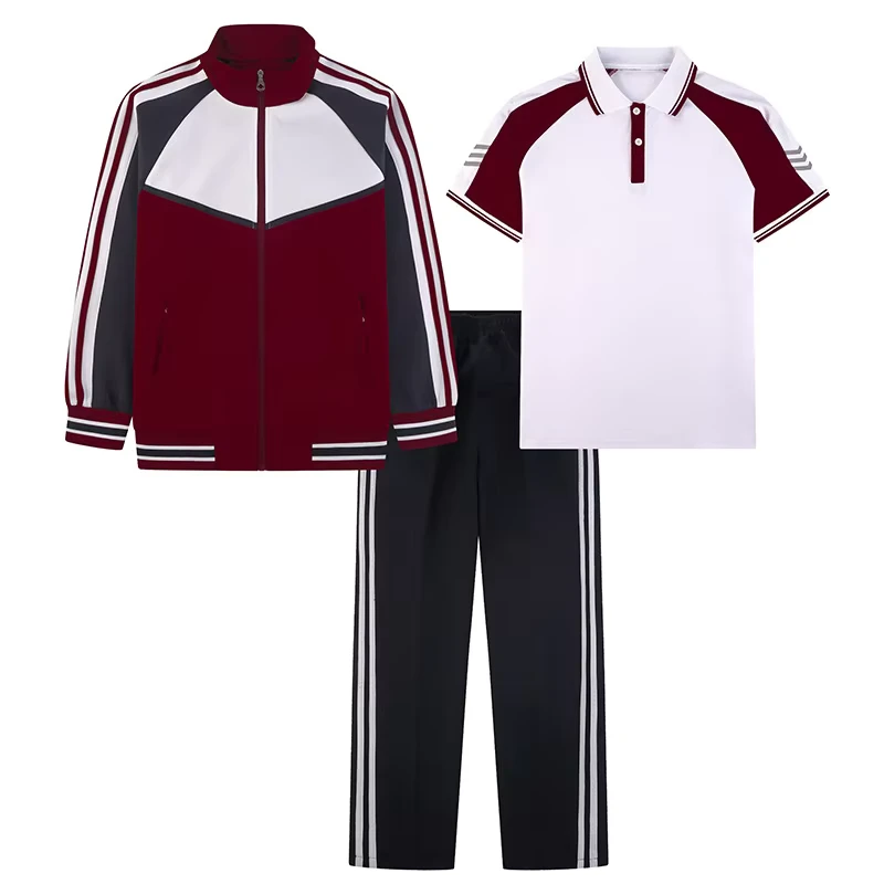 Kids School Uniform Custom Short Sleeve Summer Uniform