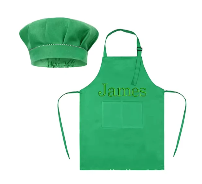 Kids Washable Sleeveless Polyester Art Apron with Custom Logo