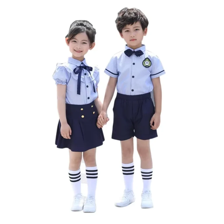 Kindergarten-Uniforms-College-Style-Childrens-School-Uniforms-Elementary-School-Class-Uniforms-Graduation-Photo