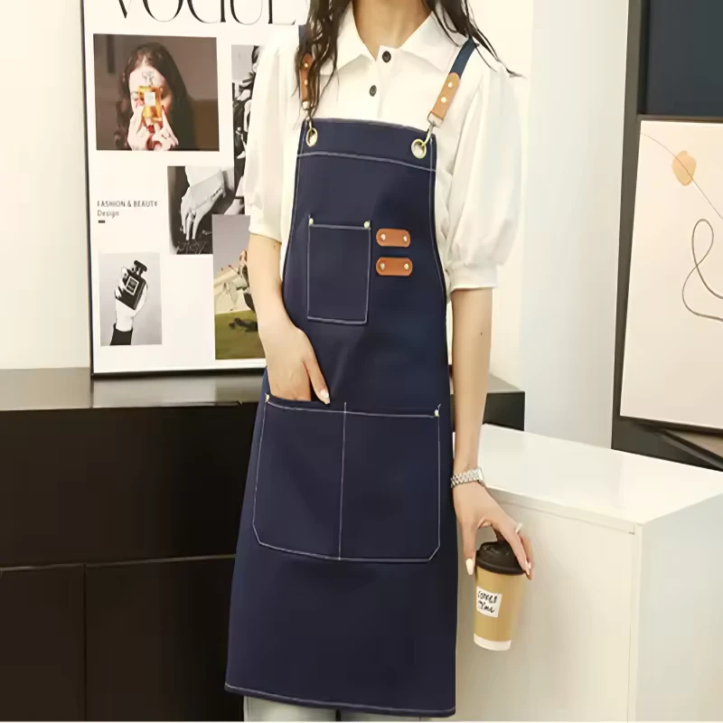Kitchen Apron for Women, Chefs, Baristas, BBQ, Hairdressers, Restaurants, and Bars