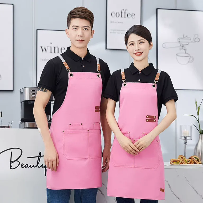 Kitchen-Aprons-for-Woman-Men-Chef-Stylist-Apron-Grill-Restaurant-Bar-Shop-Cafes-Beauty-Nails-Studios-Uniform-Canvas-Apron
