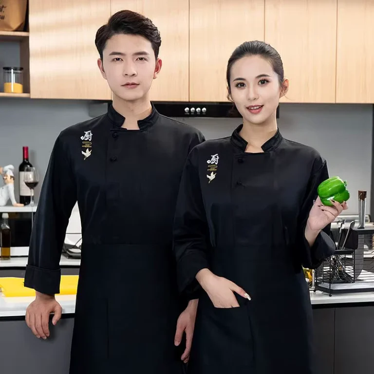 Kitchen-Clothes-OEM-Factory-Hospitality-Restaurant-Chef-Coat-Jacket-Long-Sleeved