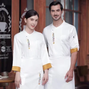 Kitchen Clothing OEM Price Hospitality Chef Jacket Uniform for Restaurant Kitchen