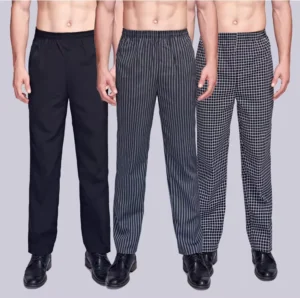 Kitchen Hotel Cooking Men Work Trousers Professional Restaurant Men Cooking Trousers Chef Uniform Cotton Printed Chef Pants