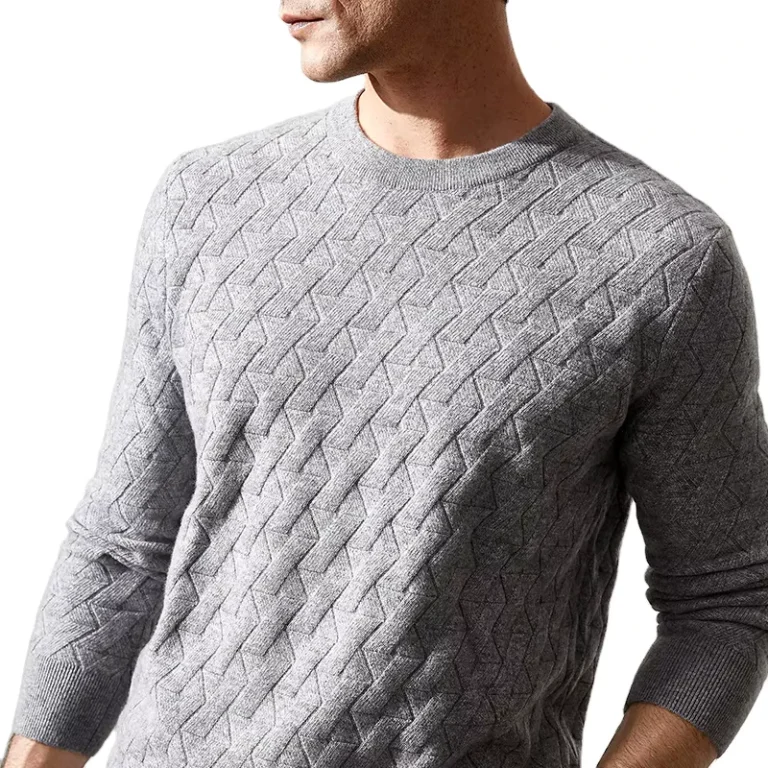 Knitted-Crew-Neck-Sweater-Men-Oversize-X-Letter-Casual-Cashmere-Pullover