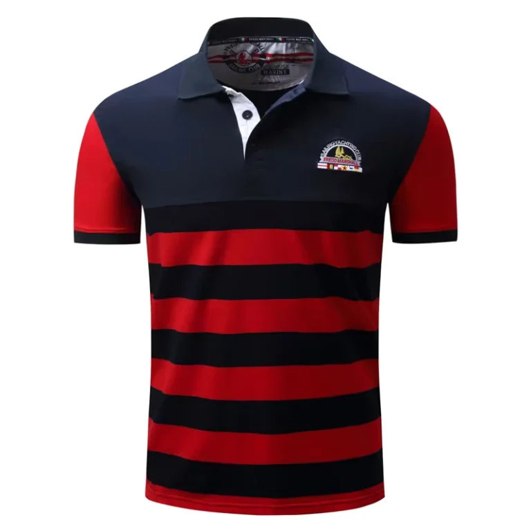 Knitting-Polo-Shirt-100-Cotton-Mens-T-Shirt