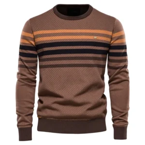 Knitwear Manufacturers Custom Men’s Winter Crew Neck Pullover Sweater