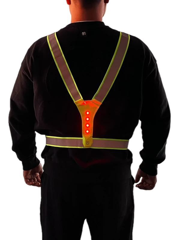 LED-Reflective-Elastic-Adjustable-Hi-Vis-Running-Cycling-Safety-Vest-EN-ISO-20471-Class-2-One-Side