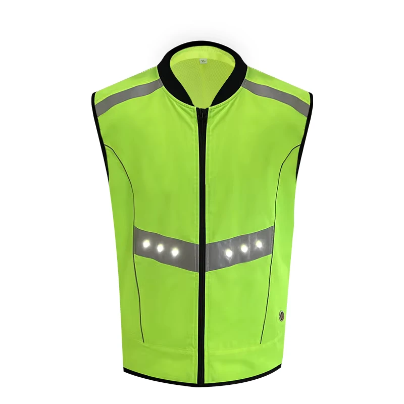 LED Reflective Hi-Vis Running and Worker Safety Vest
