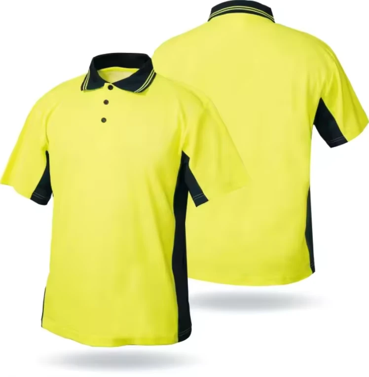 LX Hot Selling High Quality Reflective Safety Equipment Short Sleeves Construction Protective Working Polo T shirts