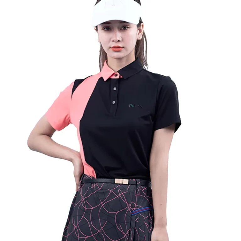 Ladies-Polo-Shirt-with-Collar-Women-Golf-Shirt-Embroidered