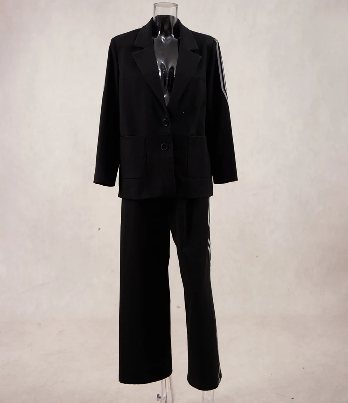 Ladies-Suits-Classic-Collar-Suit-Jacket-and-Suit-Pants