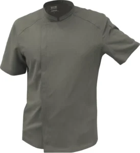 Latest Design Short Sleeve Unisex Chef Jacket Cotton Polyester Blend M 4XL Comfortable Fashion Kitchen Uniform Restaurants Bars
