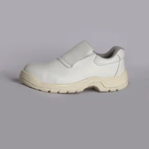 Leather Cleanroom Women’s Work Shoes, Chef Kitchen Safety Shoes, Rubber Sole