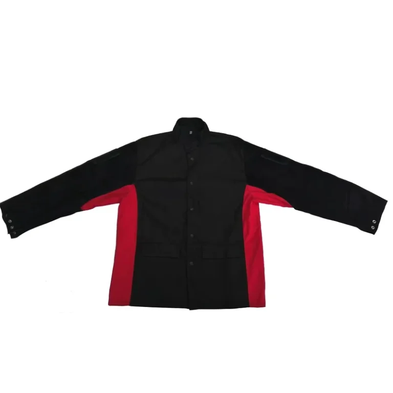 Leather-Sleeves-Blue-FR-Treated-Cotton-Welding-Jacket