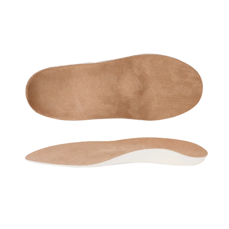 Leather Suede Insole Breathable Sweat Absorbent Sports Comfort Insoles High Resiliency Warm Insoles for Shoes Foot Protection