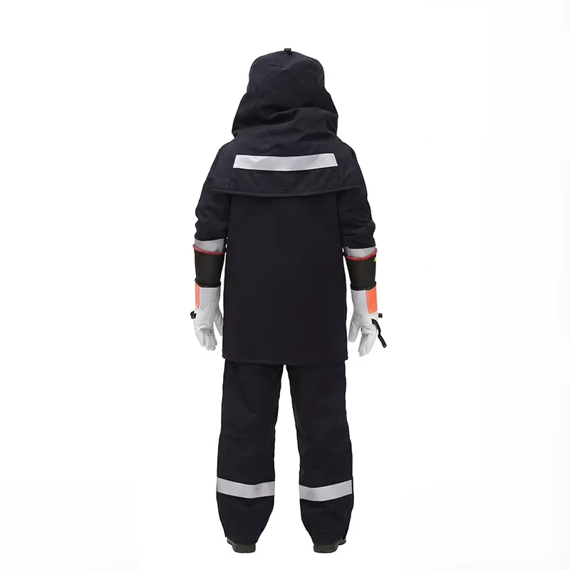 Level 4 Anti static Work Outfit High Quality 43 Cal Arc Suit with Hood Gloves