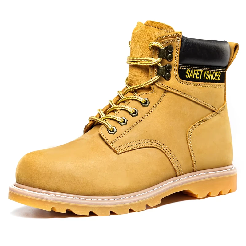 Light Weight Mens Anti Smashing Miller Original Factory Work and Safety Shoes Hiking Boots on Construction Sites
