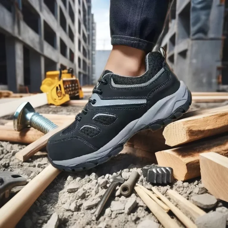 Lightweight-Breathable-Anti-Static-ESD-Fiberglass-Toe-Cap-Low-Cut-Factory-Lace-up-Electrician-Safety-Shoes