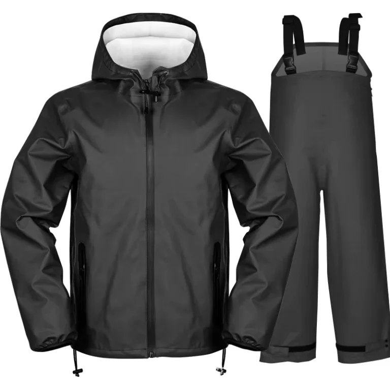 Lightweight-Breathable-Rain-Jacket-Rain-Pant-Suit-For-Men-PU-Waterproof-Fishing-Bib-Pant-Suit-Motorcycle-Raincoat