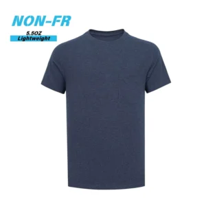 Lightweight Breathable for Cotton Short Sleeve T Shirt with Protection for Industrial Worksite & Public Areas