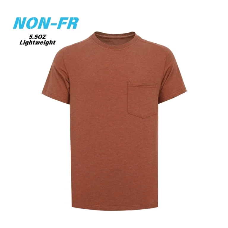 Lightweight-Breathable-for-Cotton-Short-Sleeve-T-Shirt-with-Protection-for-Industrial-Worksite-Public-Areas