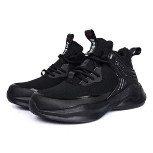 Lightweight Flying Knit Safety Sneakers CE Approved BK Lining Sweat Absorbing Rubber Sole Industrial Work Shoes