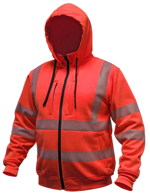 Lightweight Hi Vis Knitted Workwear Jacket for Indoor Industrial Work