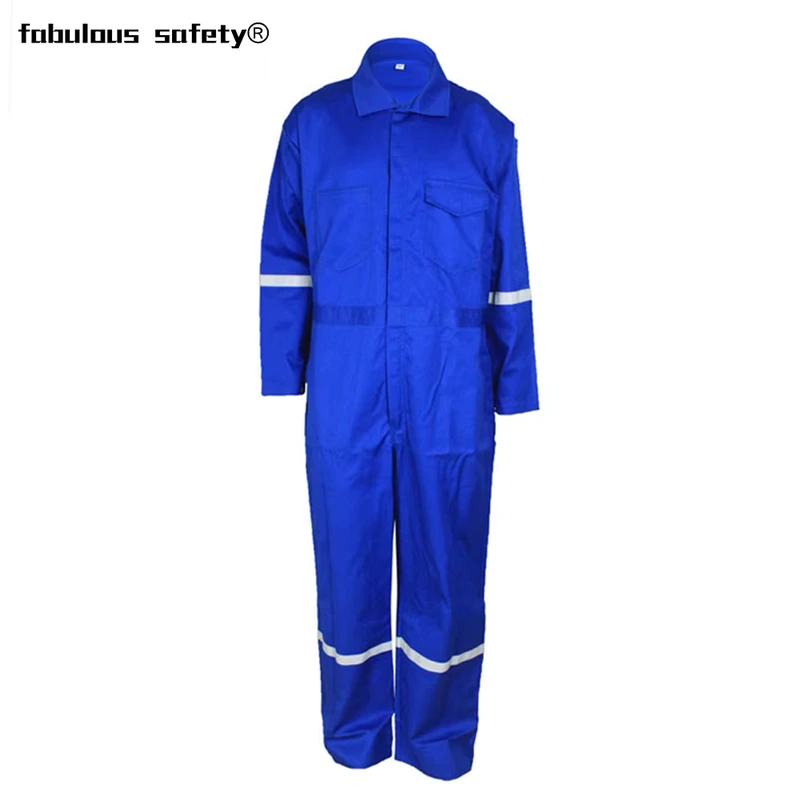 Lightweight Industry Construction 100% Cotton Flame Retardant Work Overall
