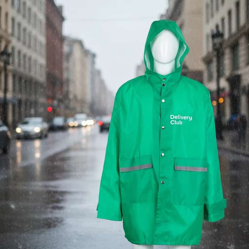 Lightweight Men's Waterproof Fluorescent Reflective Work Jacket